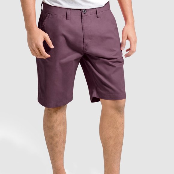 OLGYN Other - OLGYN Men’s Slim Fit Burgundy Chino Shorts